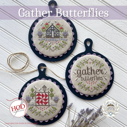 Gather Butterflies Hands on Design Cross Stitch Pattern