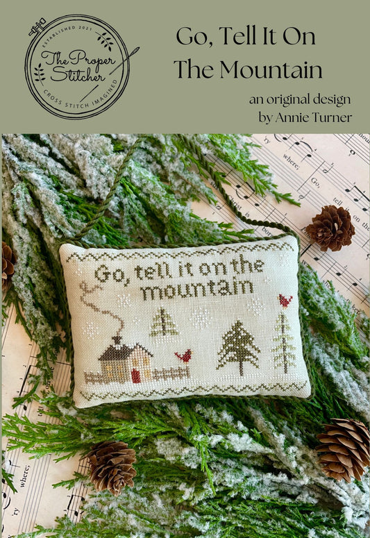 Go Tell it on the Mountain Cross Stitch Pattern by The Proper Stitcher