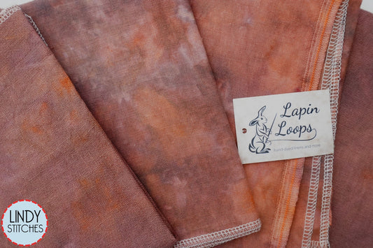 32 count Grandpa's Shop Rag Belfast Linen by Lapin Loops Cross Stitch Fabric