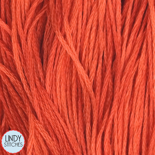 Grenadine Weeks Dye Works Floss Hand Dyed Cotton Skein 2244