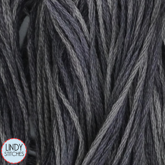 Gunmetal Weeks Dye Works Floss Hand Dyed Cotton Skein 1298