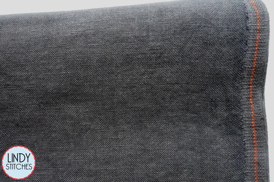 32 count GUNMETAL Belfast Linen by Weeks Dye Works (Zweigart Base)