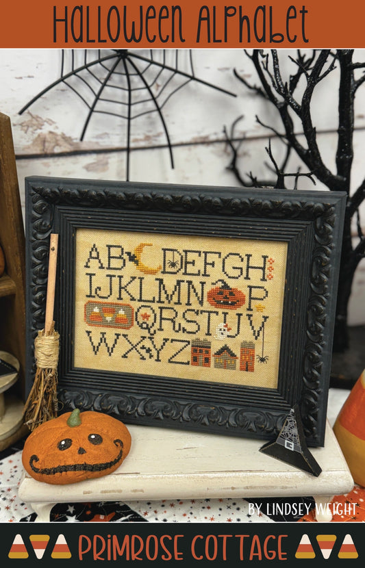 Halloween Alphabet Primrose Cottage Cross Stitch Pattern