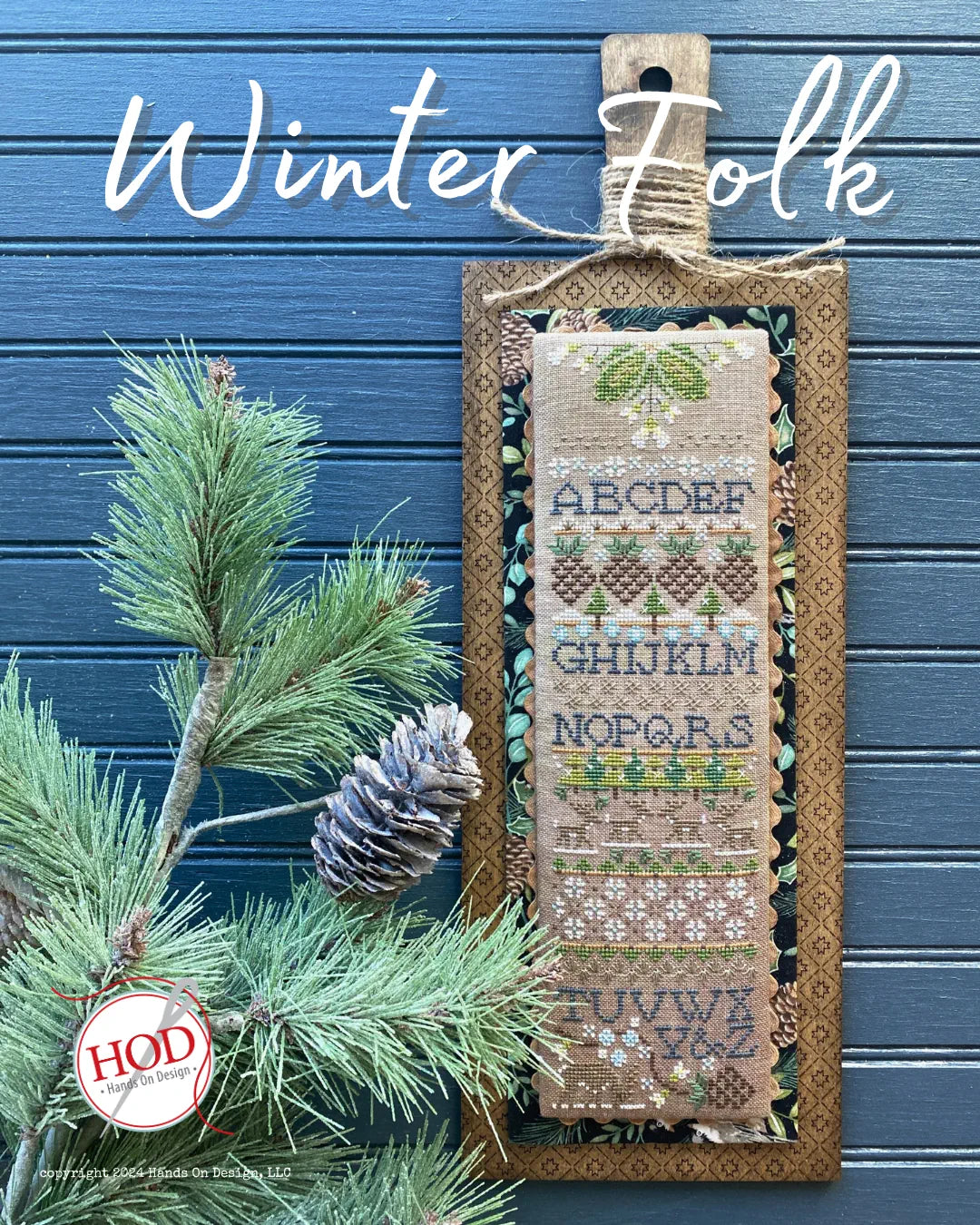 Winter Folk Hands on Design Cross Stitch Pattern