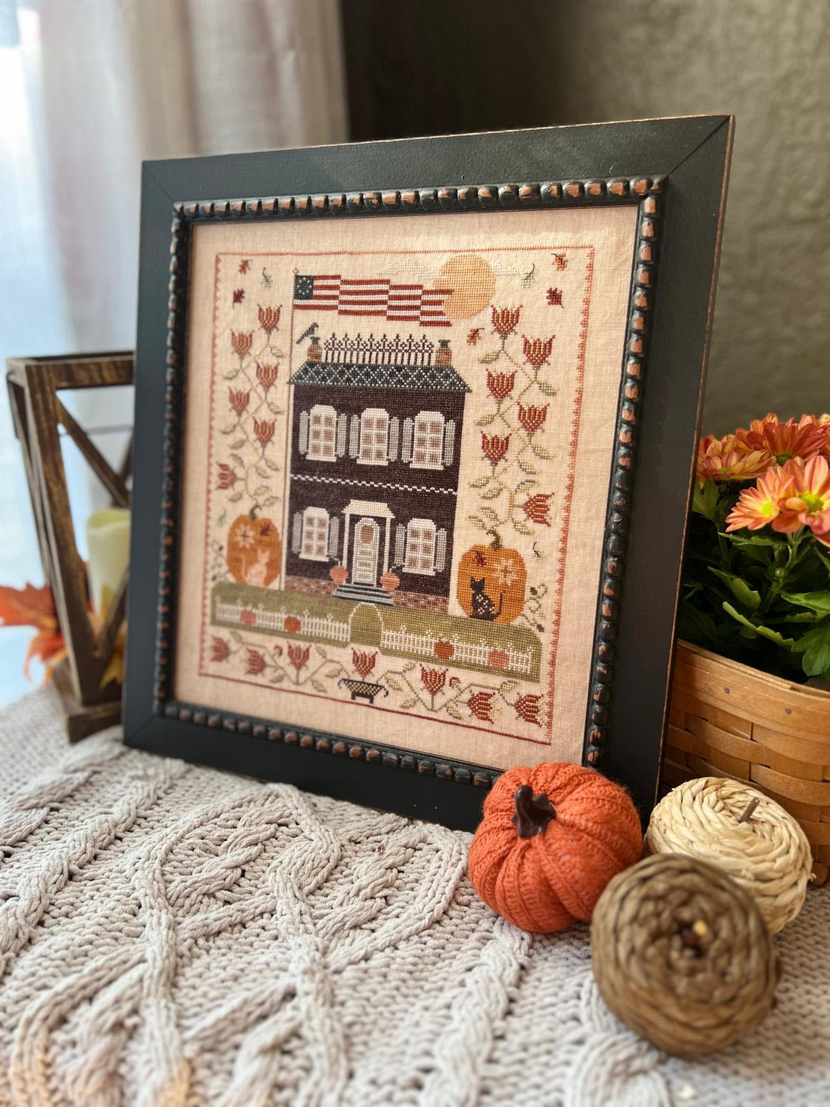 Harvest Moon Annie Beez Cross Stitch Pattern