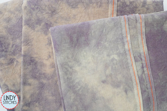 32 count Haunted Belfast Linen by Seraphim Hand Dyed Fabrics