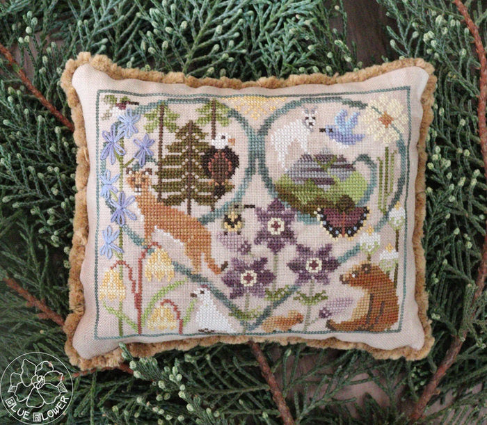 PREORDER Heart of the Mountains Cross Stitch Pattern by The Blue Flower Nashville Market