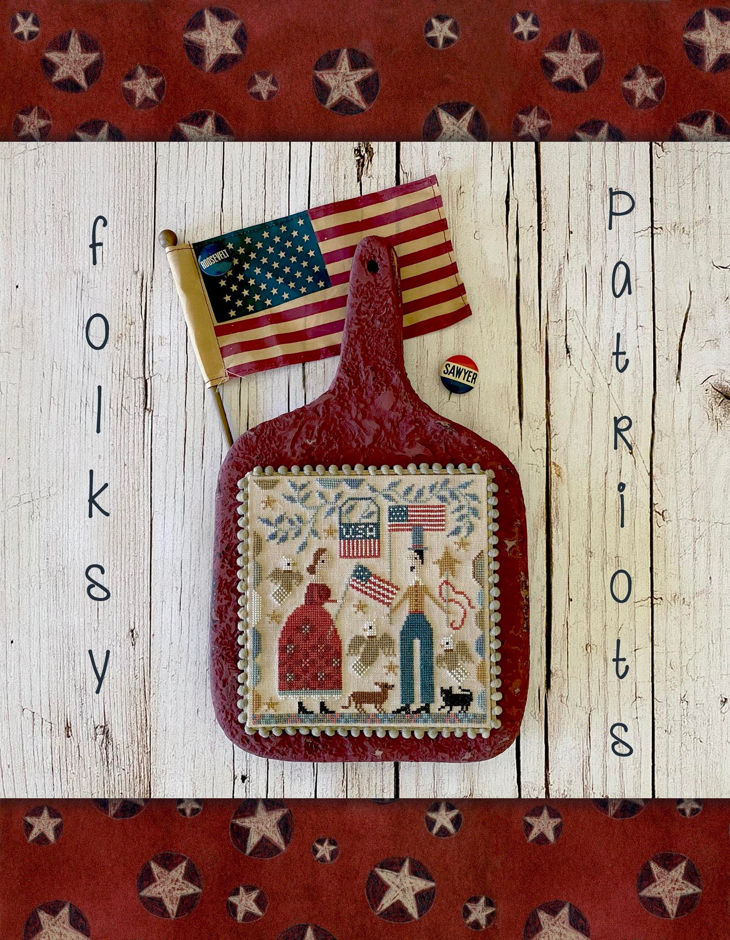 Hello America Book of 7 Designs by Teresa Kogut Cross Stitch Pattern