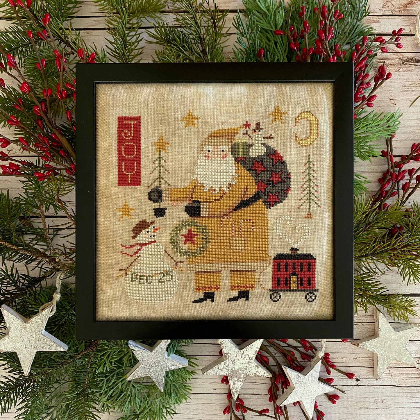 Hello Santa by Teresa Kogut Book of 7 Cross Stitch Designs