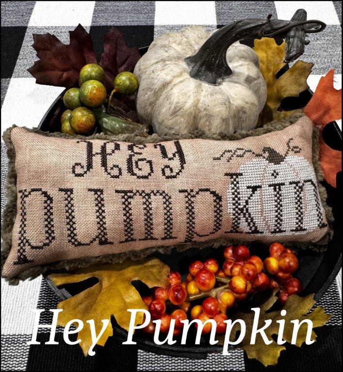 Hey Pumpkin by The Scarlett House Cross Stitch Pattern