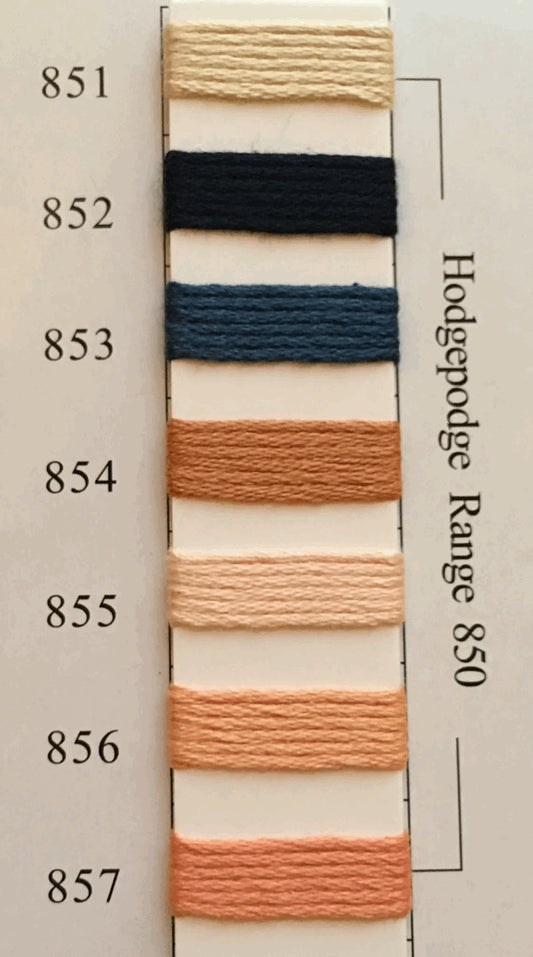 Needlepoint NPI Silk Floss 8 Ply Hodgepodge Range 851 852 853 854 855 856 857