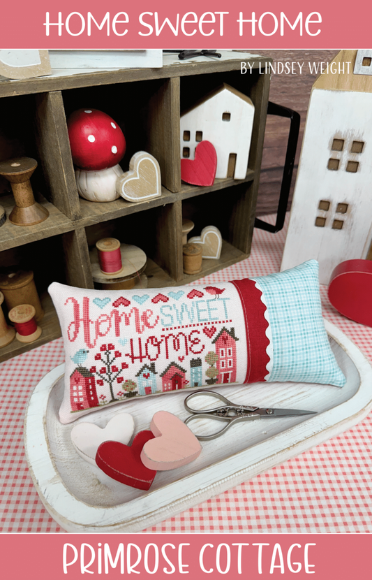 PREORDER Home Sweet Home Cross Stitch Pattern by Primrose Cottage