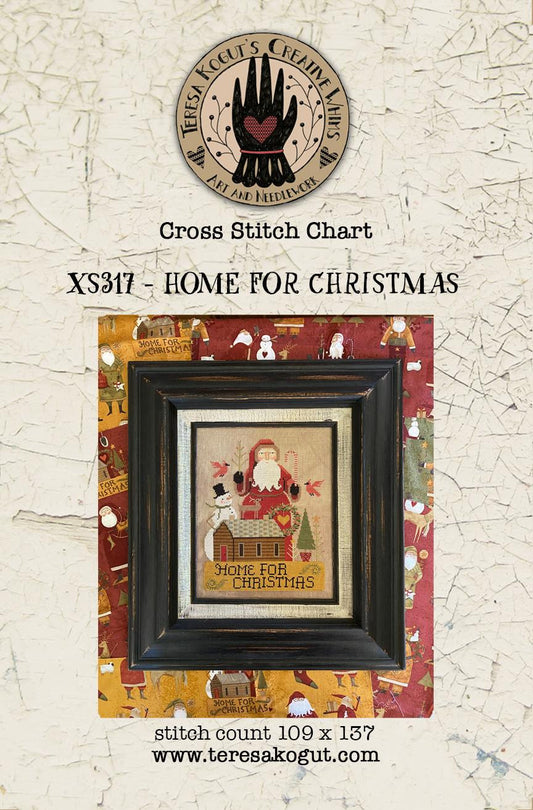 Home for Christmas Teresa Kogut Cross Stitch Chart