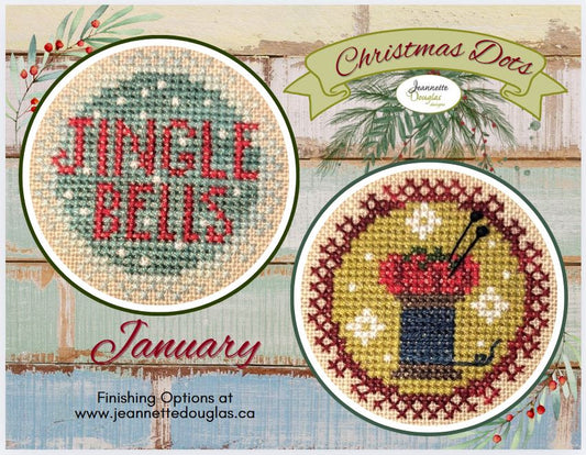 PREORDER Christmas Dots Series January by Jeannette Douglas Designs Nashville Market