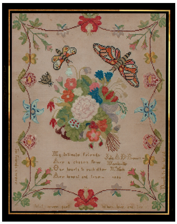 PREORDER Mrs. Julia D. Brown's Portfolio Cross Stitch Pattern by Needlework Press Nashville Market