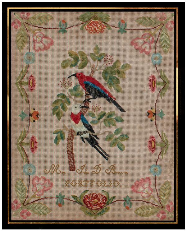 PREORDER Mrs. Julia D. Brown's Portfolio Cross Stitch Pattern by Needlework Press Nashville Market