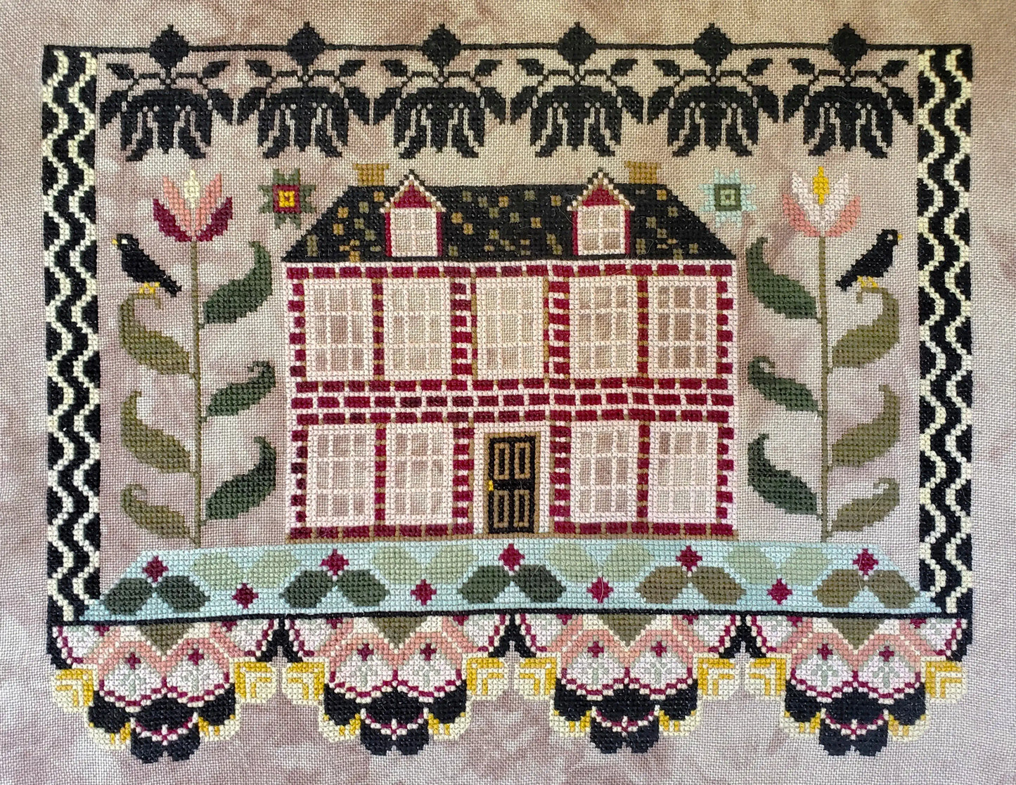 Lake House The Artsy Housewife Cross Stitch Pattern