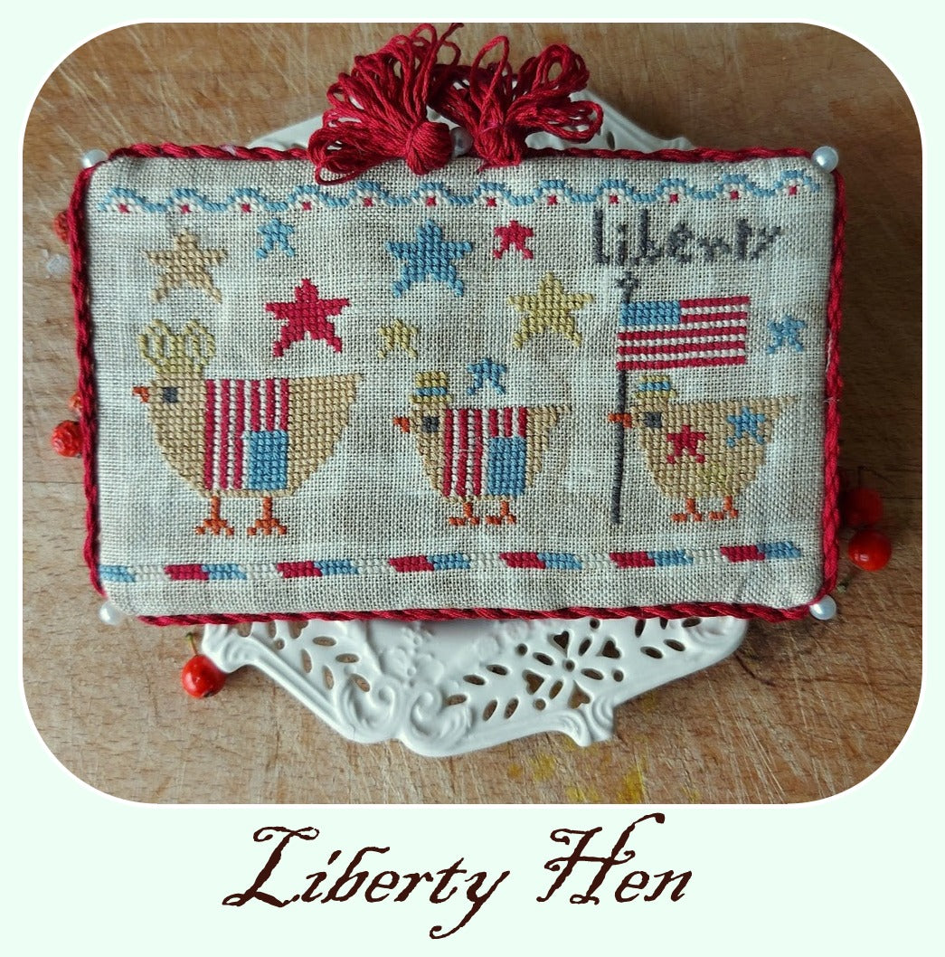 Liberty Hen Cross Stitch Pattern Physical Copy Niky's Creations Nashvi ...