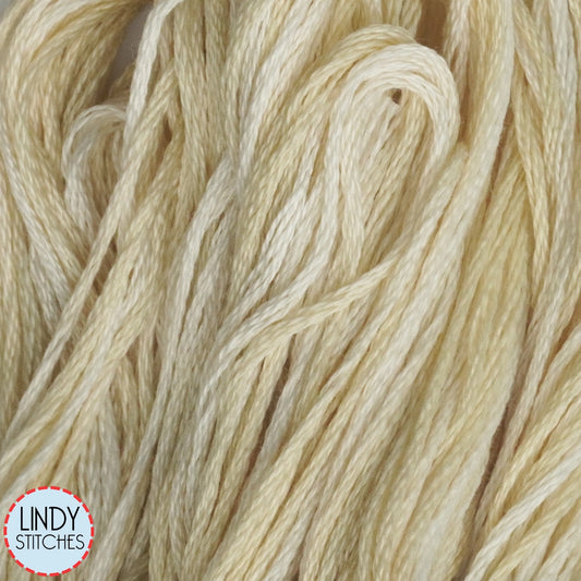 Light Khaki Weeks Dye Works Floss Hand Dyed Cotton Skein 1101