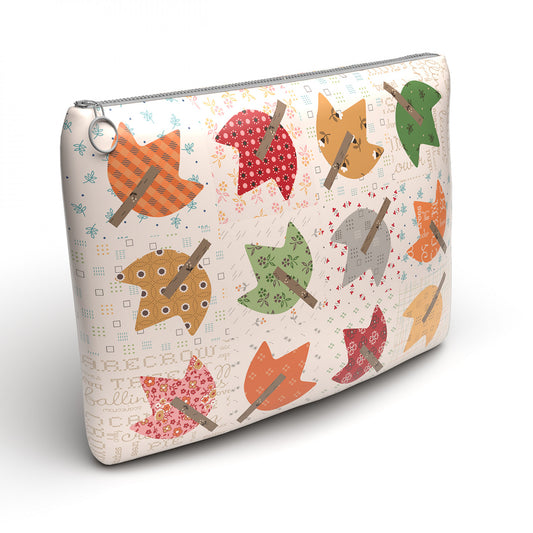 Lori Holt Autumn Large Vinyl Zippered Project Bag