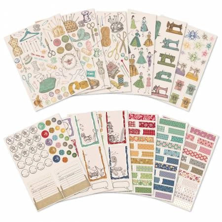 Lori Holt Sew & Stitch Sticker Set 2 for your Stitchy Planner