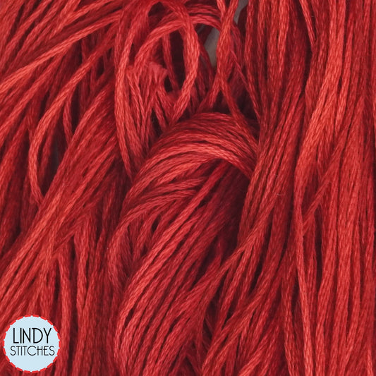 Louisiana Hot Sauce Weeks Dye Works Floss Hand Dyed Cotton Skein 2266a