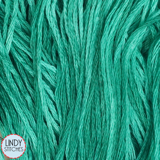 Malachite Weeks Dye Works Floss Hand Dyed Cotton Skein 2144