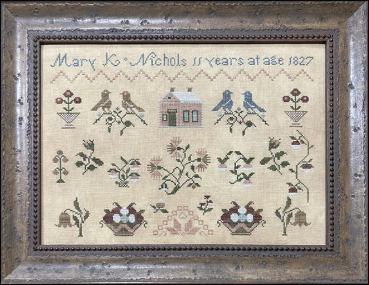 Mary K Nichols 1827 by The Scarlett House Cross Stitch Pattern