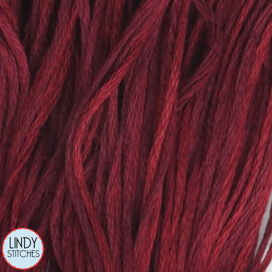 Merlot Weeks Dye Works Floss Hand Dyed Cotton Skein 1334