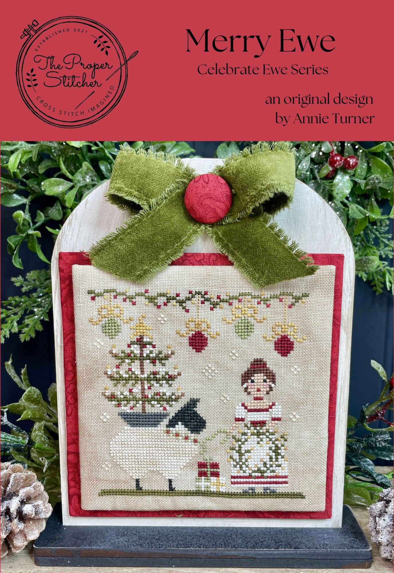 Merry Ewe Cross Stitch Pattern by The Proper Stitcher