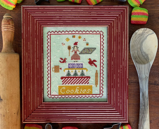 Mimi's Cookie Tins Carriage House Samplings Cross Stitch Pattern