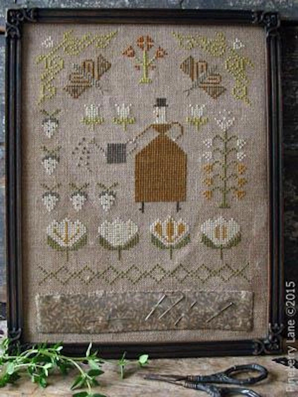 Mrs. Maguire's Garden by Pineberry Lane Cross Stitch Pattern