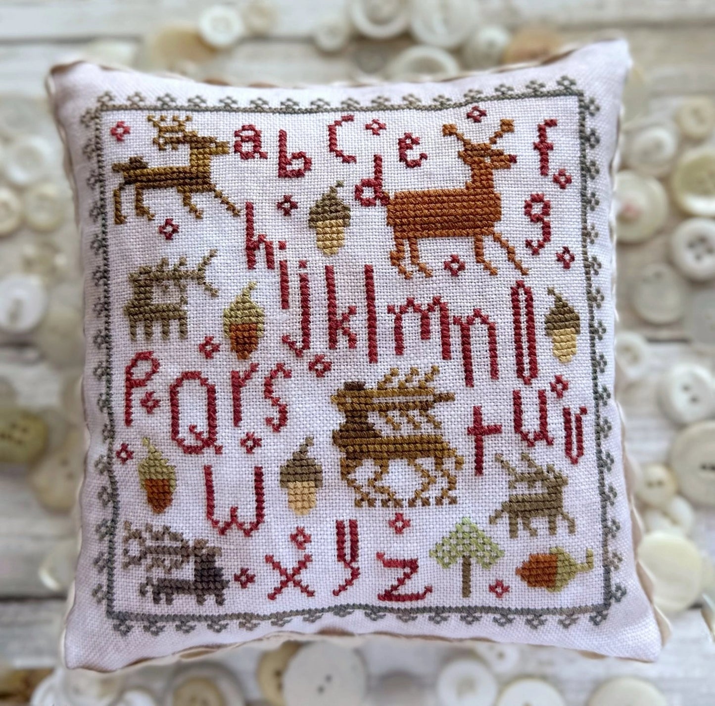 Oh Deer Sampler by Lucy Beam Cross Stitch Pattern