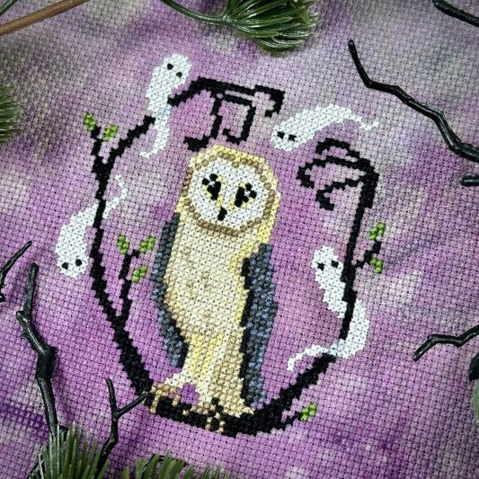 Ominous Owl by The Stitch Crypt Cross Stitch Pattern