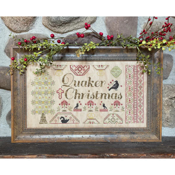 Quaker Christmas Sampler Cross Stitch Pattern Hobby House Press