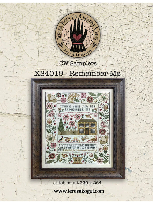 Remember Me by Teresa Kogut Cross Stitch Pattern