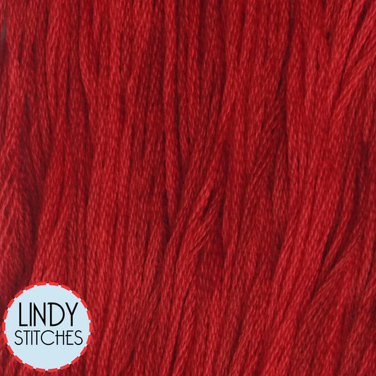 Ribbon Red Classic Colorworks Floss Hand Dyed Cotton Skein