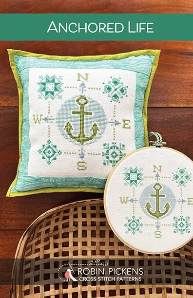 Anchored Life Cross Stitch Pattern by Robin Pickens