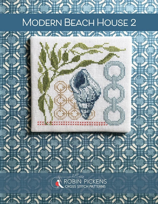 Modern Beach House 2 Cross Stitch Pattern by Robin Pickens