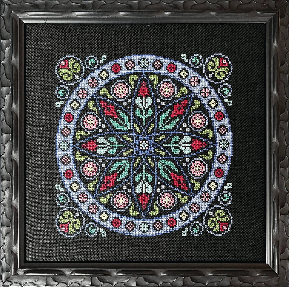 COMING SOON Rose Window Cross Stitch Pattern by Ink Circles