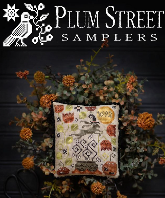 Salem Mini Moon Plum Street Samplers Cross Stitch Pattern