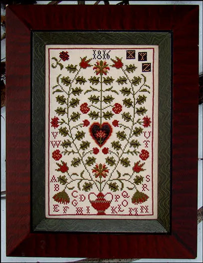 Scarlet Berries Carriage House Samplings Cross Stitch Pattern