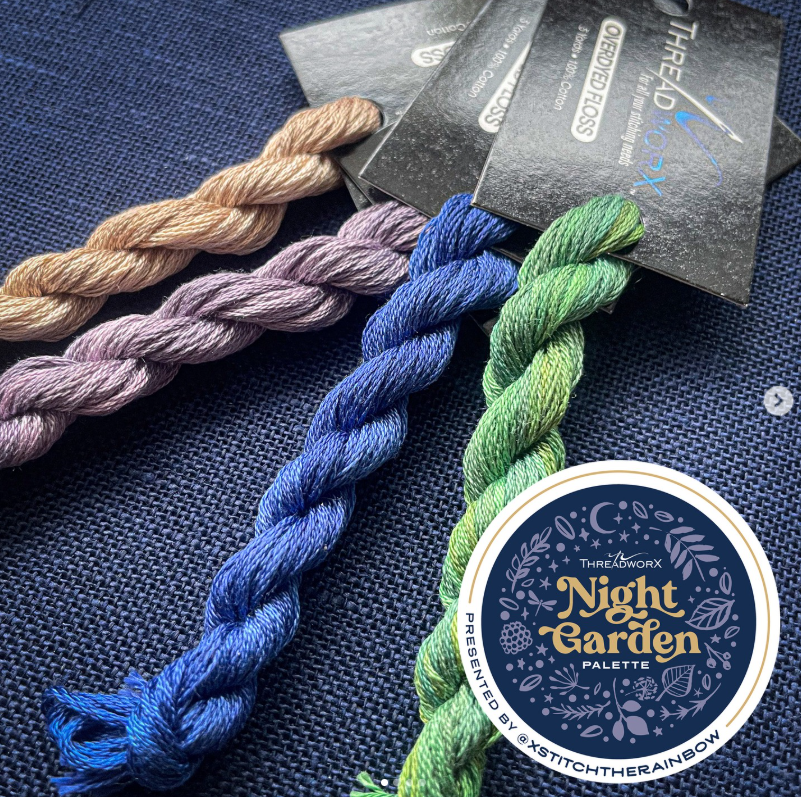 PREORDER Threadworx Night Garden Thread Pack 4 Colors 20 yard Skeins Nashville Market