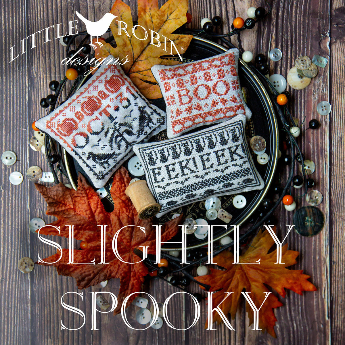 Slightly Spooky Cross Stitch Pattern by Little Robin Designs