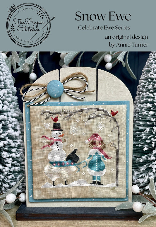 Snow Ewe Cross Stitch Pattern by The Proper Stitcher