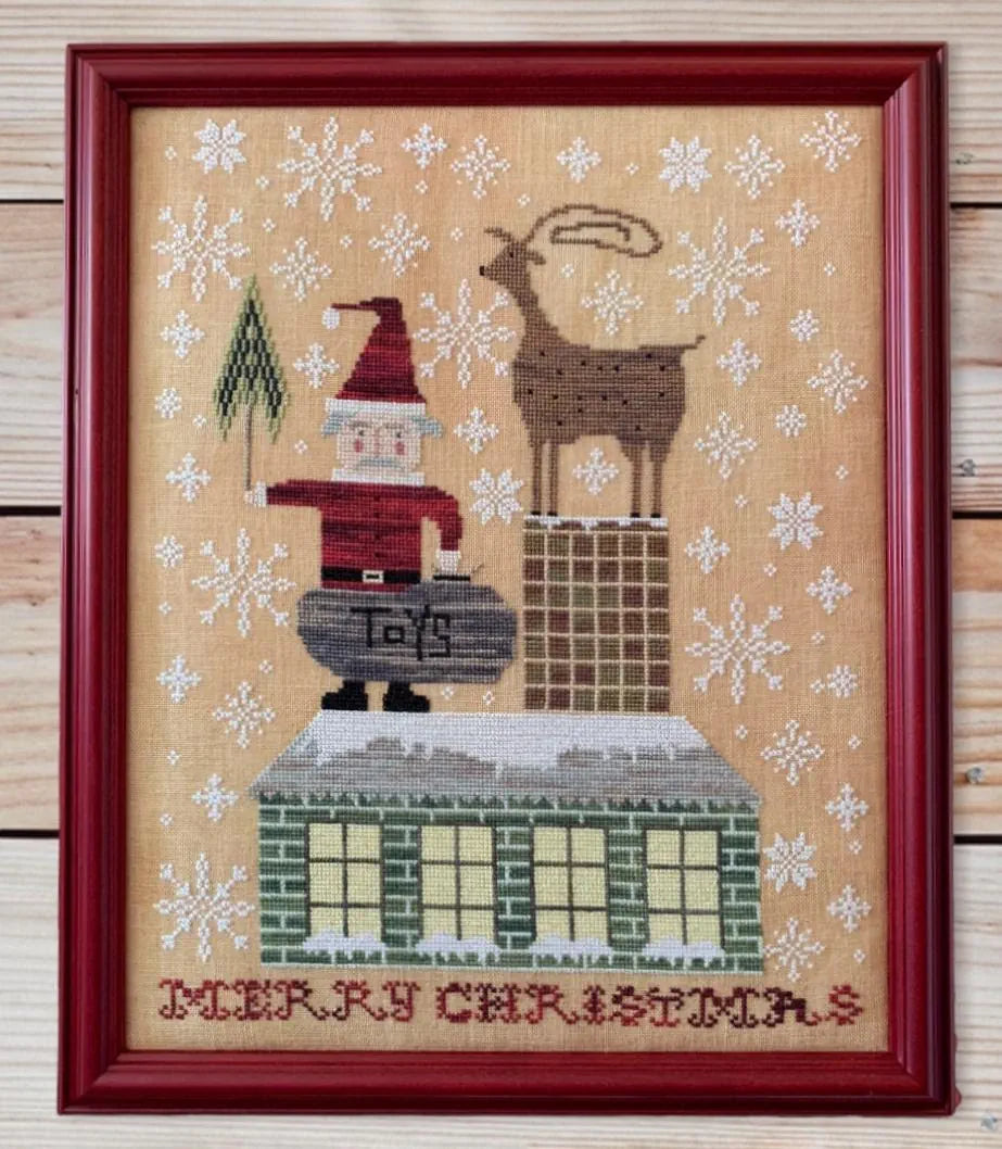 Snowy Christmas by Lucy Beam Cross Stitch Pattern