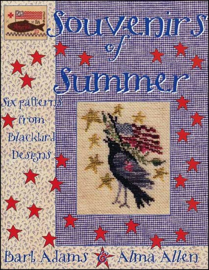 Souvenirs of Summer Book of 6 Designs Blackbird Designs Cross Stitch Patterns