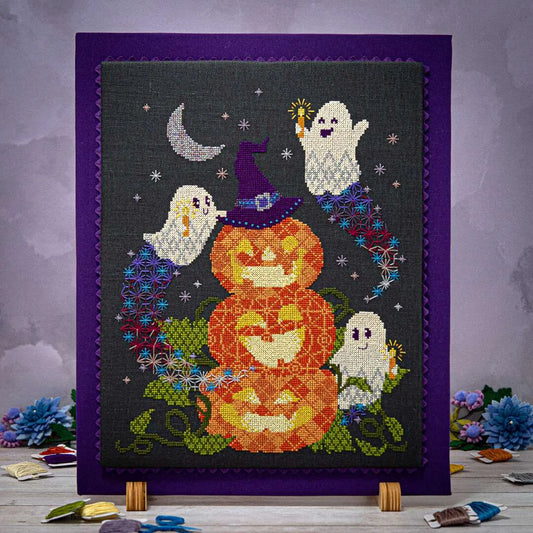 Spook-Tacular Party Cross Stitch Pattern by Counting Puddles