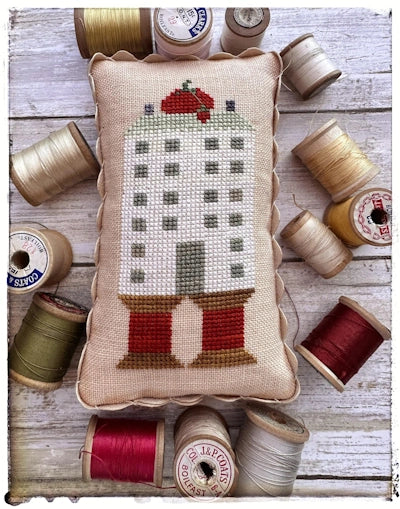 PREORDER Spool House cross stitch pattern by Lucy Beam Nashville Market