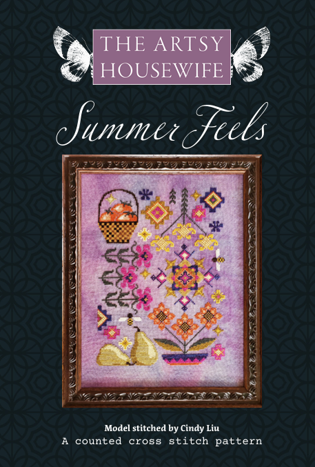 PREORDER Summer Feels Cross Stitch Pattern by the Artsy Housewife Nashville Market